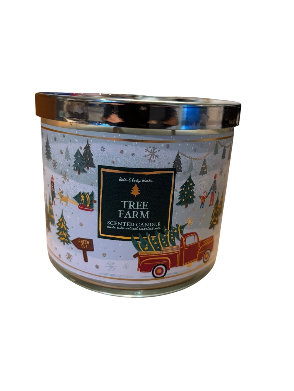 Bath & Body Works 3-Wick Scented Candle - Tree Farm